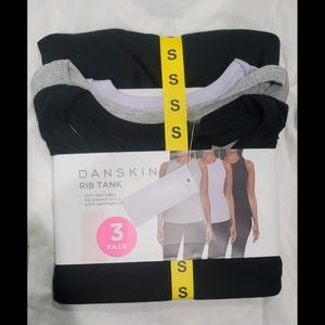 Danskin Women's 3 Pack Tank Top